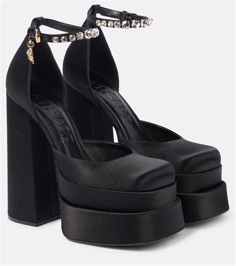 dupe for versace platform heels|versace medusa platform pumps.